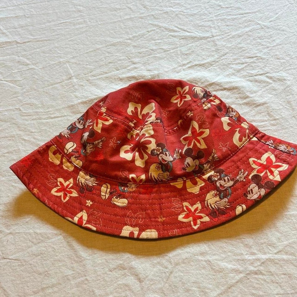 Disney Mickey Mouse red tropical bucket hat